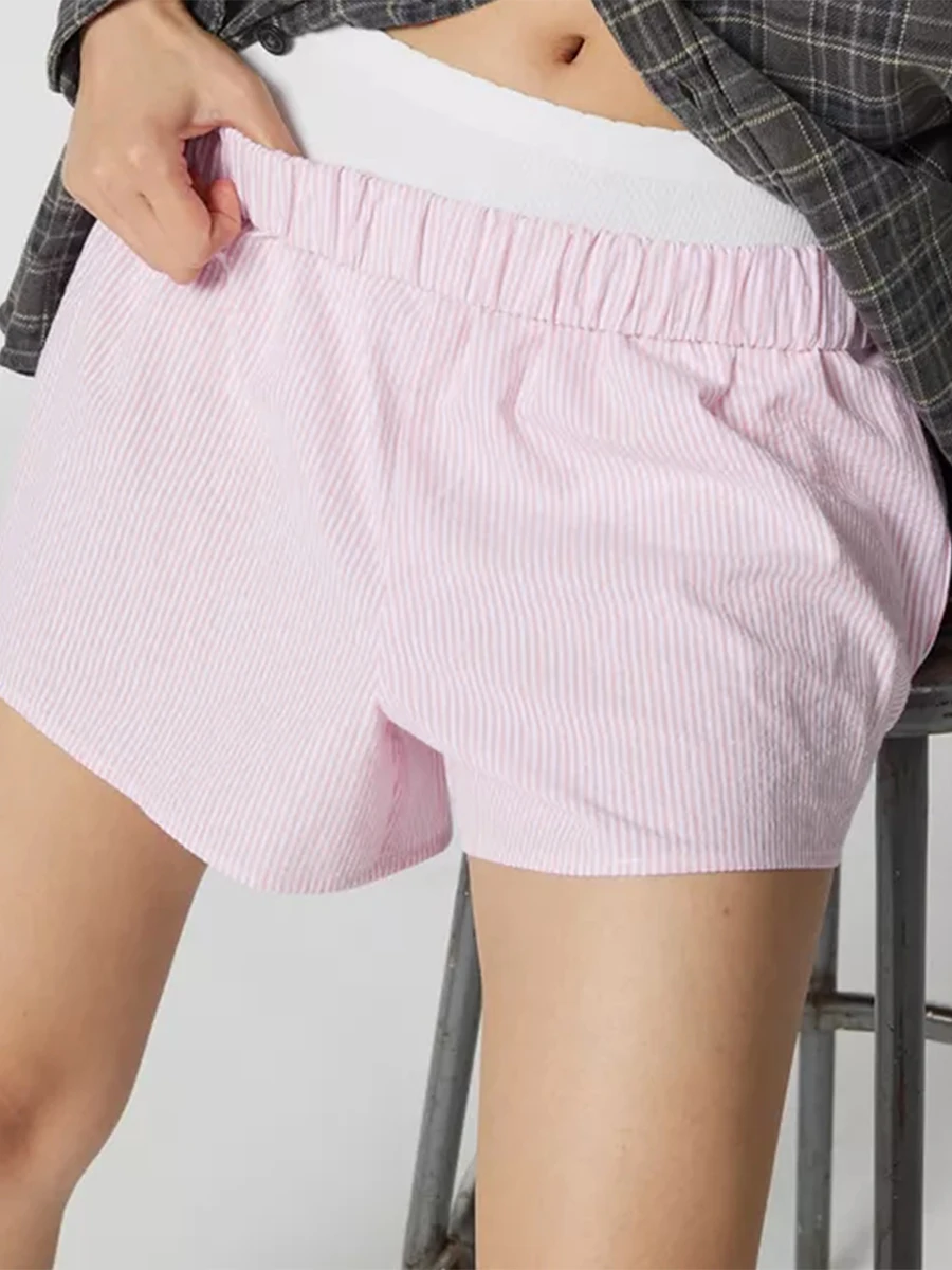 

Yoawdats Casual Loose Fitting Elastic Waist Short Pants Summer Lounge Shorts