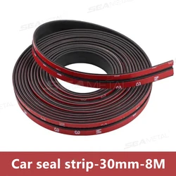 SEAMETAL Car Seals Edge Rubber Strip - Windshield Protector & Noise Insulator (30mmx8m)