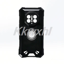 Enhanced Shockproof Phone Case with Back Ring Holder Bracket - Soft and Durable Protection for Doogee S300 Pro (Ring Case Black)
