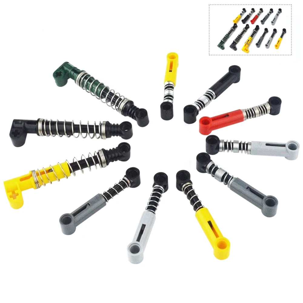 Parti Tecniche Moc Building Blocks Soft Hard Spring Mattoni Autobloccanti Accessori Per Ammortizzatori Primavera 18404 76138 76537