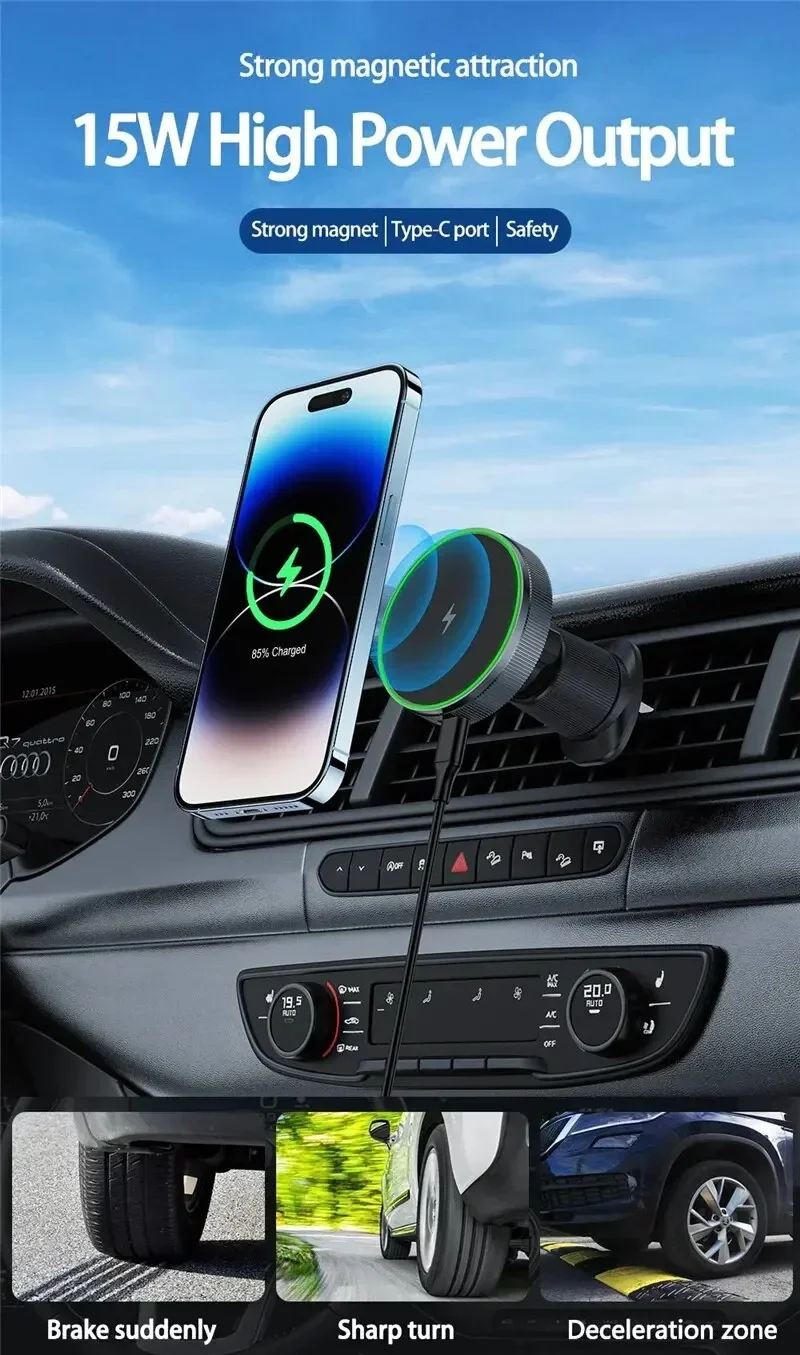 Magnetic Wireless Car Charger