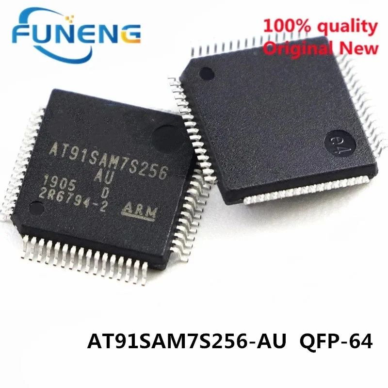 

5 шт., 100% Новинка, флэш-микросхема QFP64 AT91SAM7S256 91SAM7S256