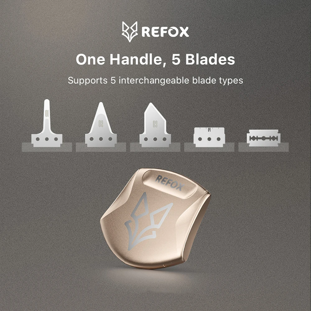Refox RS70 CPU NAND 접착제 제거 블레이드 후면 유리 분해 도구 마더보드 BGA 칩 스크레이퍼 프라이 나이프 수리 도구