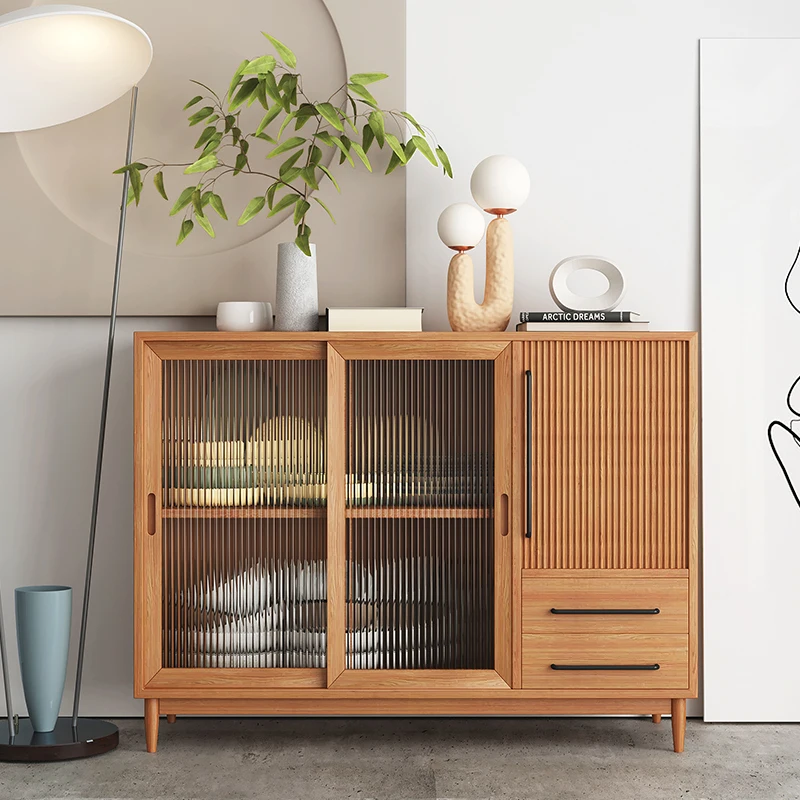

Modern Display Sideboards Wood Nordic Laden Shelves Rustic Accent Sideboards Corner Table De Chevet Living Room Furniture HDH
