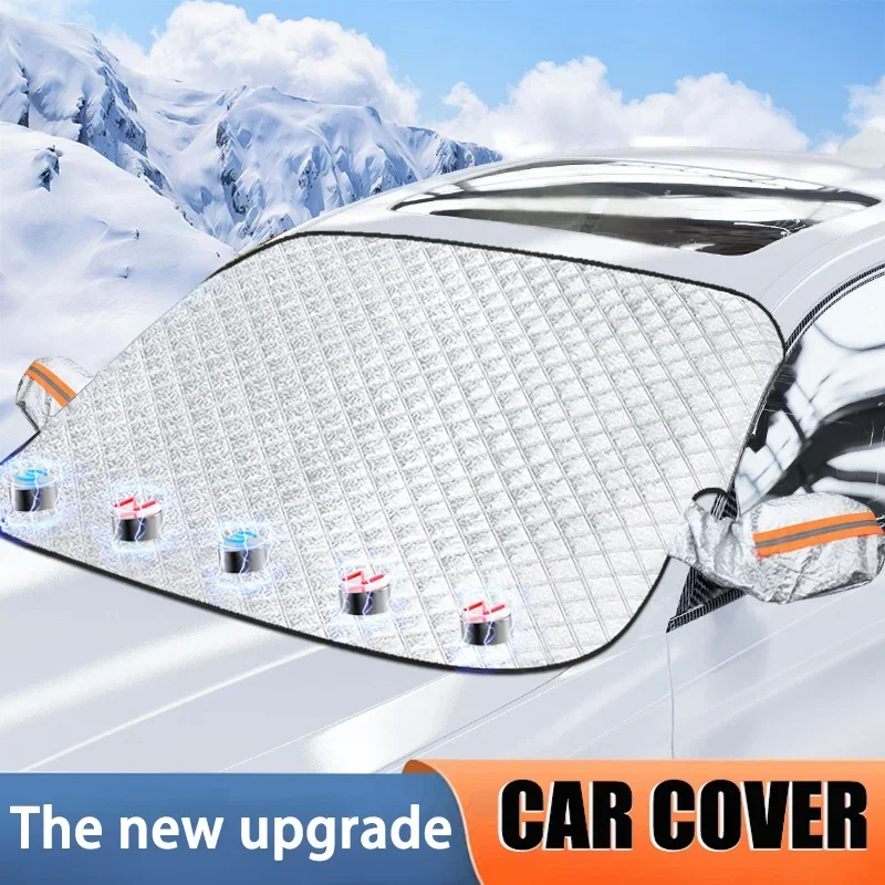 1Pc Brand New Car Windshield Snow Anti-UV Shield for Winter Car Cover Front Window Anti Ice Frost Outdoor Car Protection Cover
