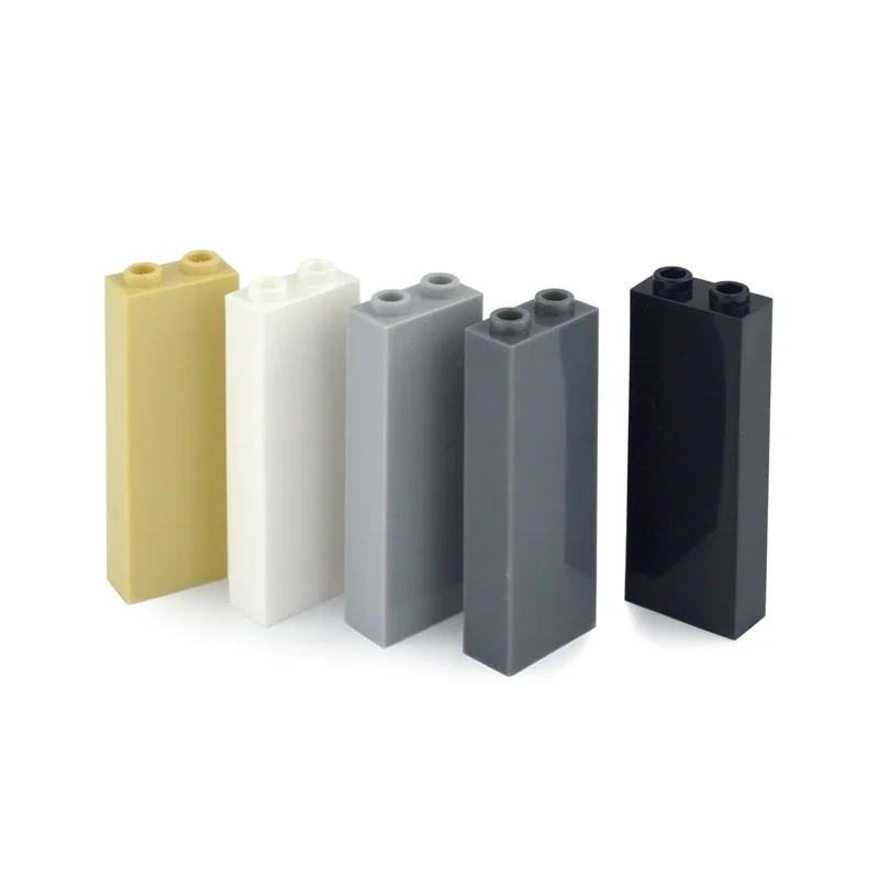 MOC 높은 빌딩 블록 두꺼운 1x2x5 1x1x5 도트 교육 크리 에이 티브 플라스..