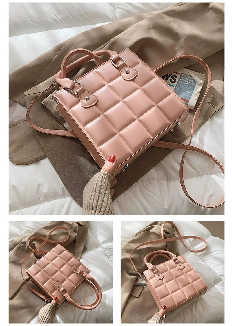 Ladies Hand Bags Fashion Square Bag High-capacity Bag for Women Crossbody Bag Simple Nice Shoulder Bags