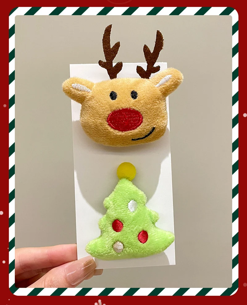 Weihnachtsbrosche Schneemann Weihnachtsmann Baum Kranz Elch Cartoon Pins Modeschmuck Geschenk für Mädchen Kinder Frohe Weihnachten Dekor Geschenke – Detail 7