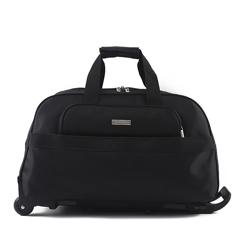 Trolley Bag Portable Waterproof Travel Suitcase Rolling Luggage With Wheels Men Women travel bag pull bar suitcase