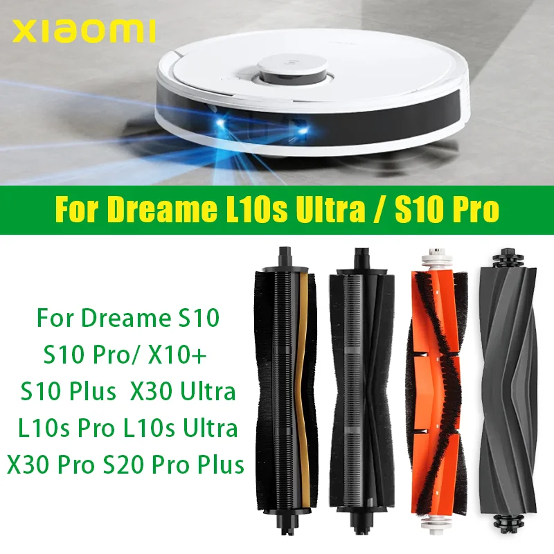 2 Brosses à Rouleau Dreame X40 Ultra - Compatibles Avec Robots Aspirateurs L10s Ultra, L20 Ultra Et Autres Modèles