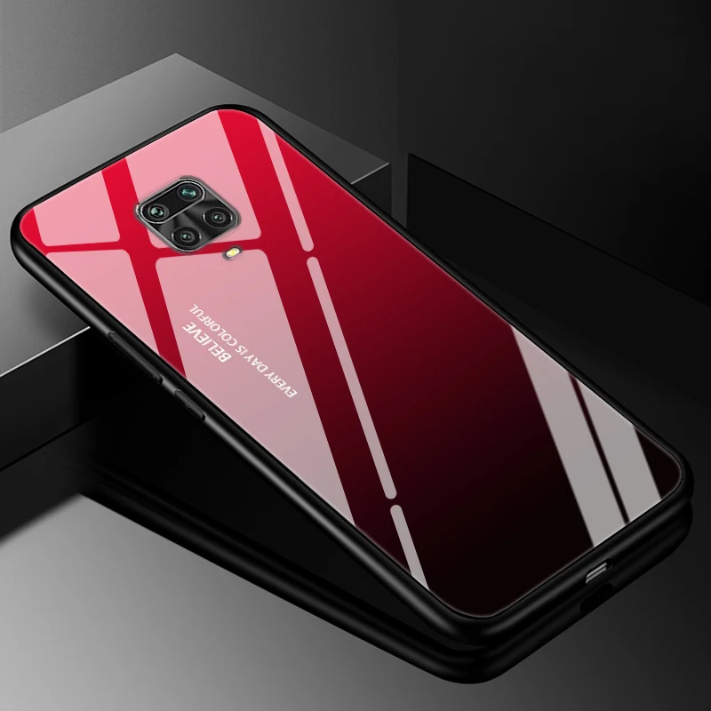 Premium Tempered Glass Hard Case with TPU Bumper