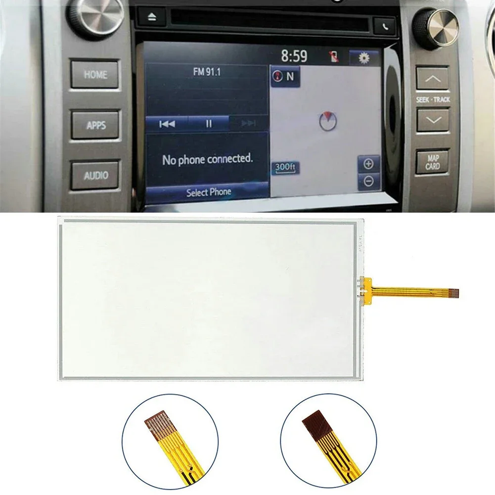 

Glass Digitizer Touch Screen 2014-19 Support Can-Bus 5V 7'' 8-Pin Accessories For Toyota For Tundra Brand New