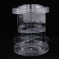 Large-capacity Makeup Organizer With 360 Rotating Storage Box For Cosmetic Organizer With 70% Space Saving Design For Vanity 2