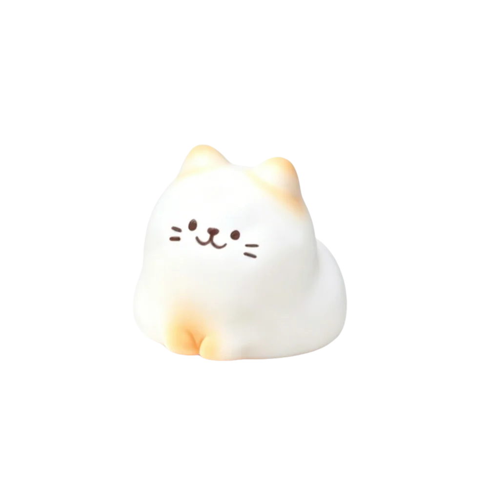 Charming DIY Cartoon Cat Resin Figurine - Kawaii Animal Home Decor Ornament