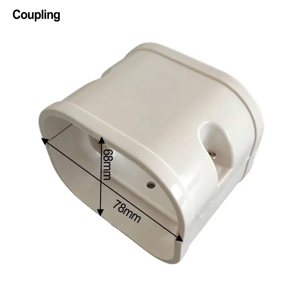 Easy To Install Cover Indoor Outdoor Connection Lines Wall Cap Wall Entry Cap Weather Resistance 135&deg;Flat Elbow
