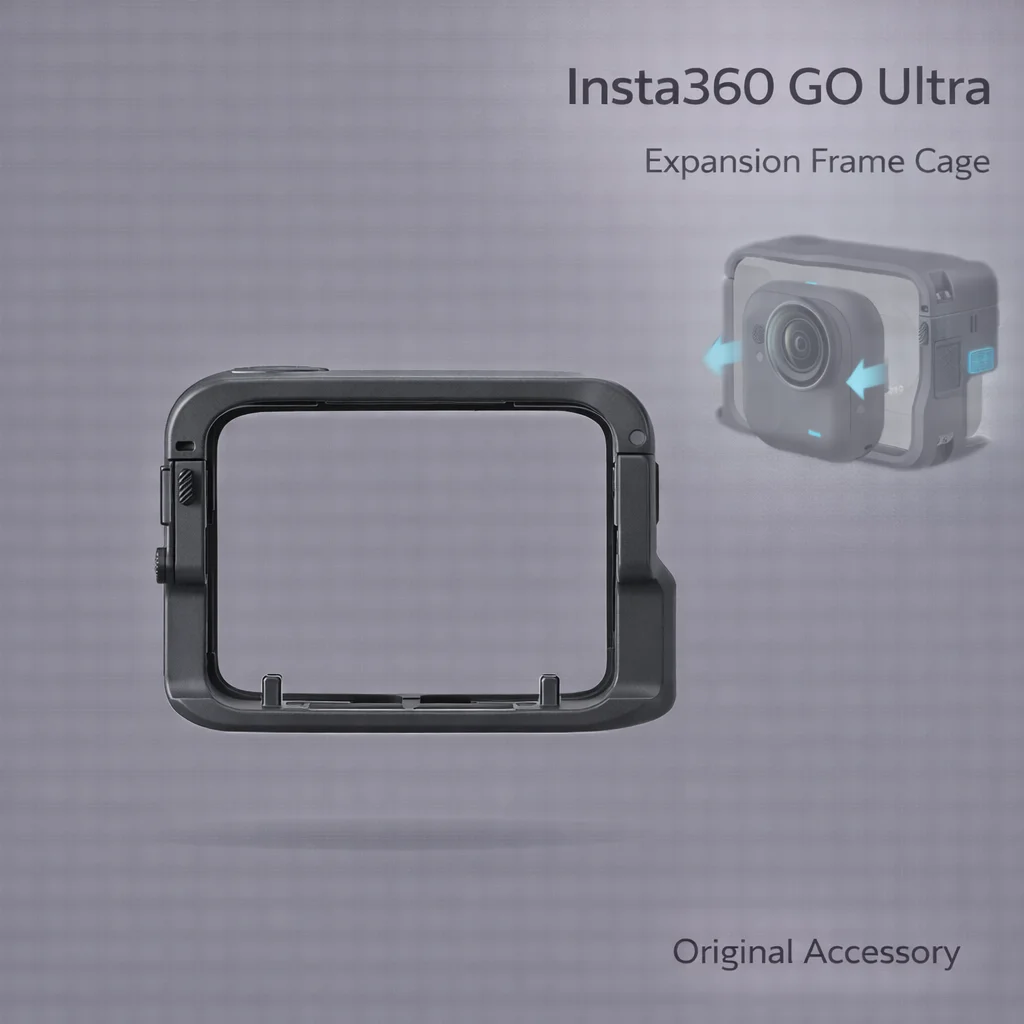 간편 설치 하우징 케이지, Insta360 GO Ultra용, 보호 프레임 마운트, 액세서리와 호환되는 확장 기능