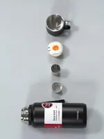 Термос с двойными стенками, термос из нержавеющей стали для чая и кофе, изолированная бутылка для воды большой емкости, чашка-термос