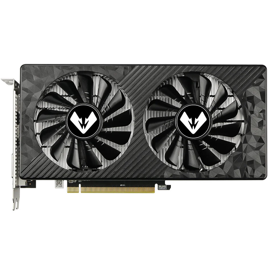 MOUGOL オリジナル RX580 8 グラムビデオカード GDDR5 メモリゲーム