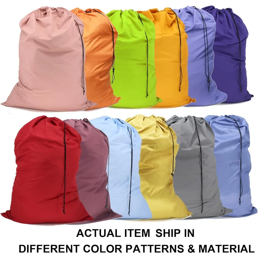 Oversized Nylon Laundry Bag Travel Laundry Bag with Drawstring Suitable for University Residence and Apartment Residents Laundry 2