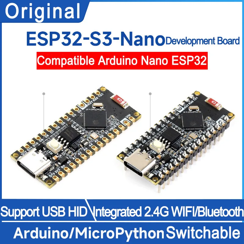ESP32-S3-Nano-Development-Board-Based-On-ESP32-S3R8-512KB-SRAM-16MB ...