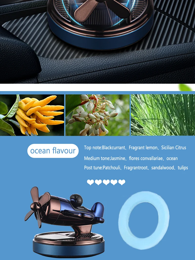 Solar Auto Lufterfrischer Auto Teile Innen Männer Aromatreatment Dekoration  Propeller Rotierenden Kämpfer Modellierung Parfüm Diffusor - AliExpress