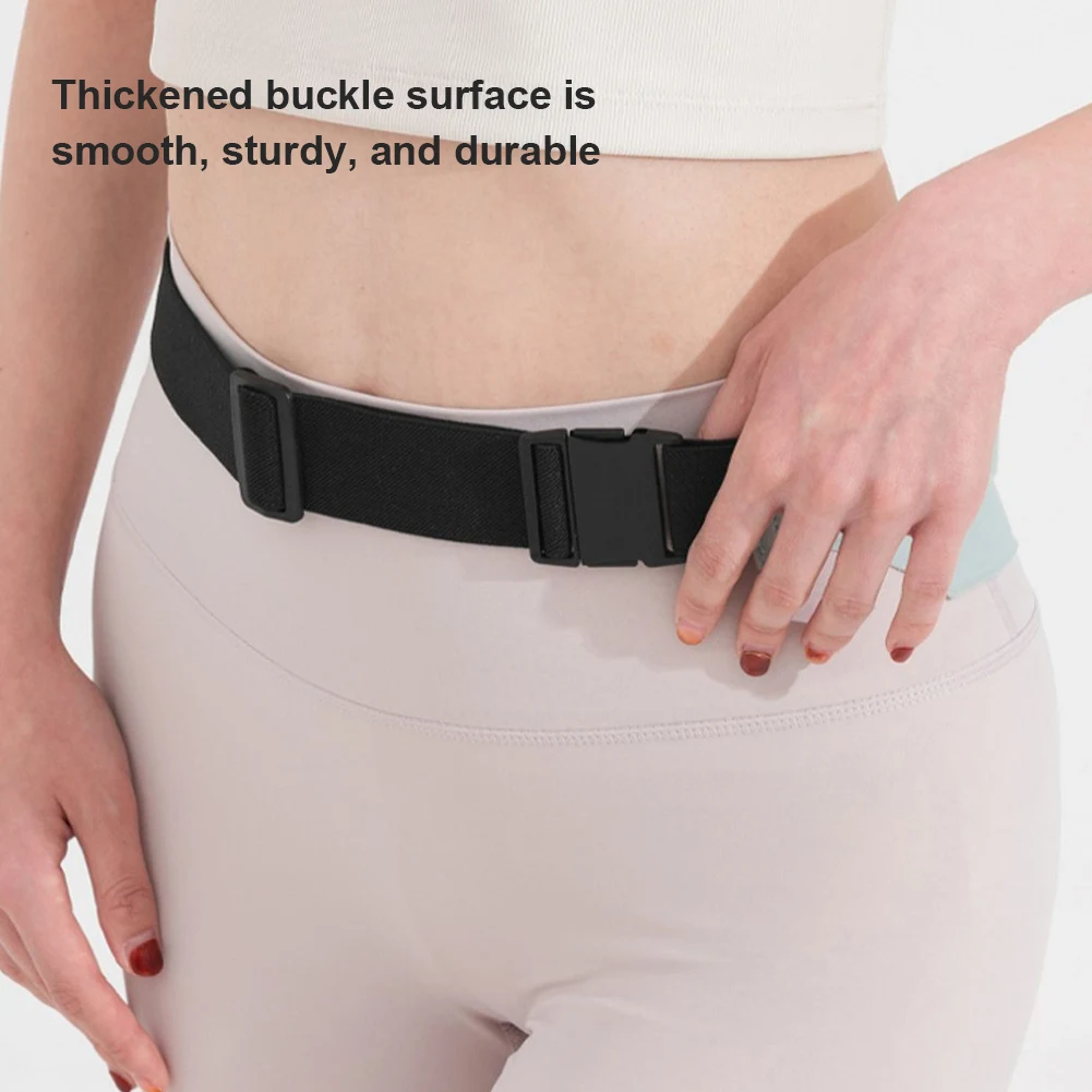 Sports Waist Pack Portable Phone Holder Bag Waterproof Gym Bum Bag with Reflective Stripe Jogging Belt Pouch for Outdoor Sports