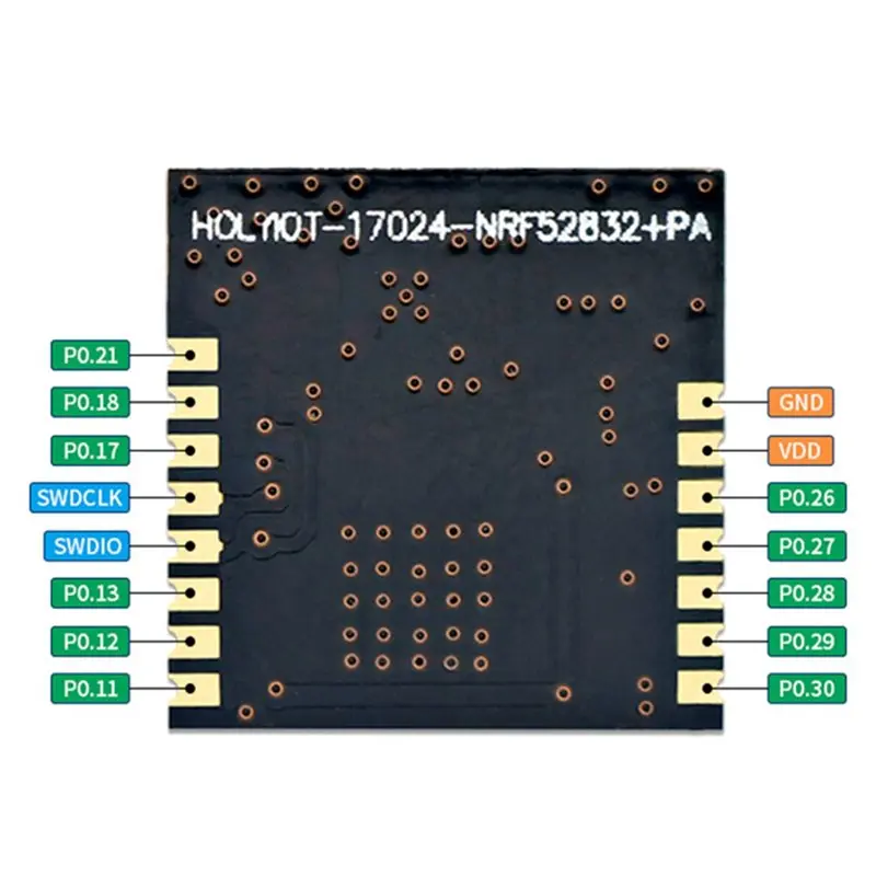 Holyiot 블루투스 저에너지 개발 보드 Nordic NRF52832 PA IPX 모듈 NRF52 DK 장거리 자동화 IOT 모듈