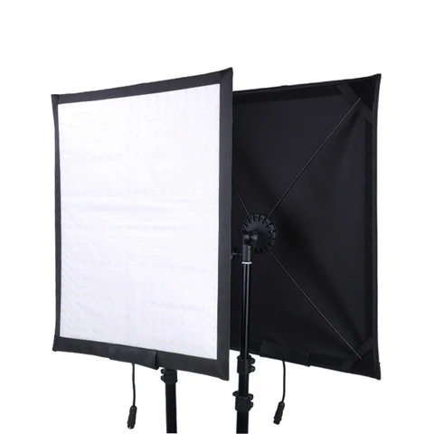 

quare 60*47cm roll-up soft cloth flexible shoot fill light led video photographic lighting