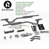 Rhino Crawler Frame Chassis Full Kit,With Capra Axles Driver Shaft Gear Box for 1/10 RC Crawler Car 3