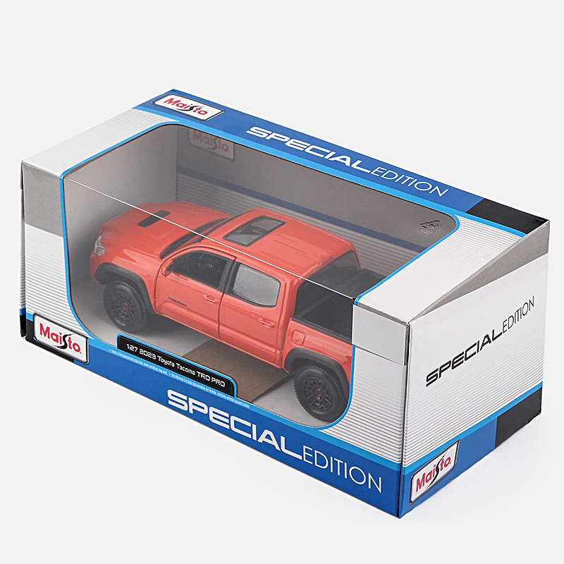Maisto 1:27 Toyota Tacoma TRD PRD 2023 Alloy Car Model Pickup Truck Die Cast Vehicles Toys Diecast Voiture Gift Collection
