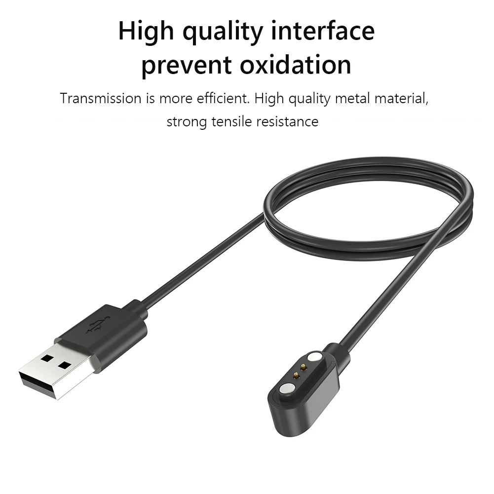USB 교체용 마그네틱 시계 충전기, COLMI C60, C61, i20 용 충전기, 시계 충전 케이블 교체, 시계 액세서리