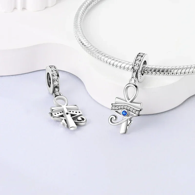 Original 925 Sterling Silver Nurse Hat Electrocardiogram Heart&Doctor Charm Fit  Bracelet Female Doctor Banquet Jewelry 5