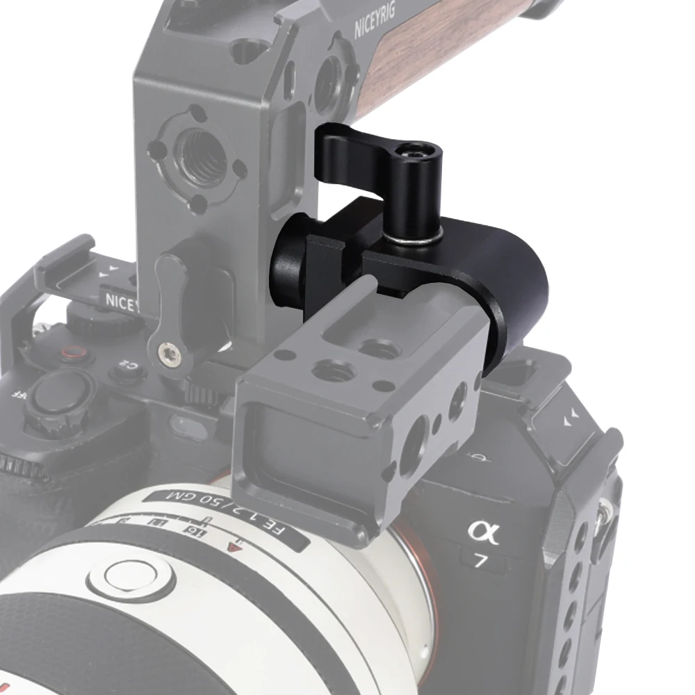 Niceyrig 15MM 단일 로드 클램프/레일 블록(확장 15MM 로드 포함)