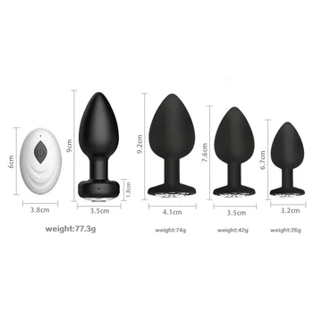 Wireless Remote Control Anal Plug Vibrators For Women Masturbators Women Vagina Stimulator Dildos Butt Plug Sex Toys For Couples 6