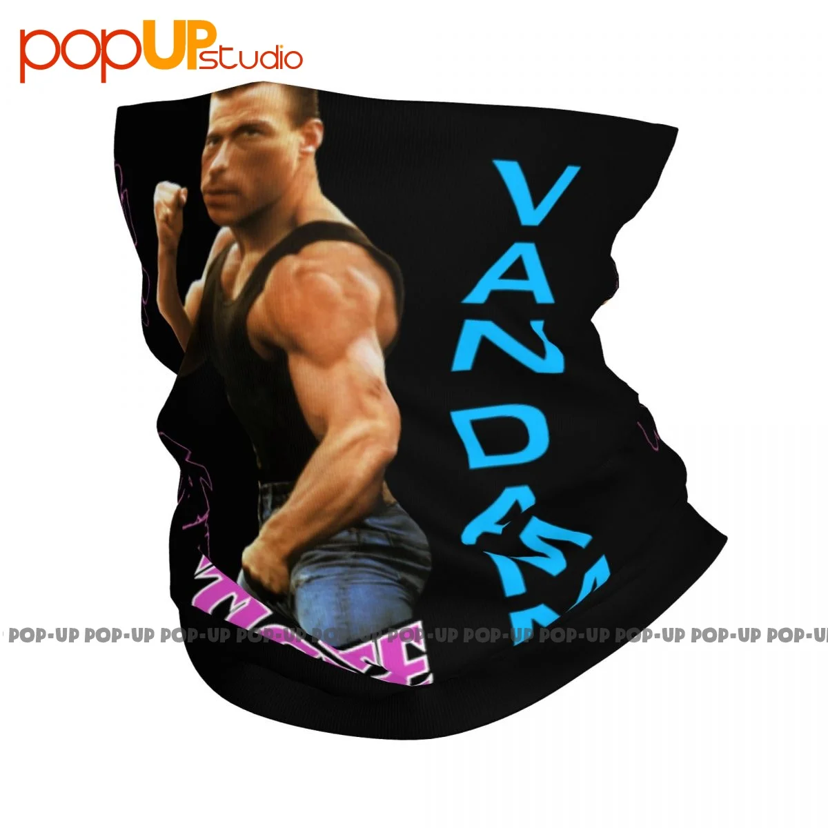 Jean Claude Van Damme Karate Tiger 1986 Neck Ghetta Bandana Sciarpa Maschera Per Il Viso