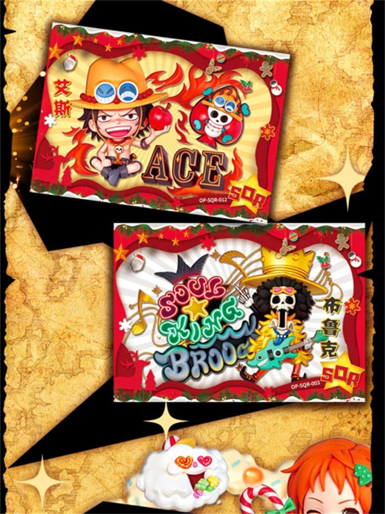 One Piece Anime Sammelkarten Booster Box Kollektion Mehrere Serien Luffy Zoro Seltene Folien-Hologramm-Karten, TCG CCG Sammlerstücke – Detail 7