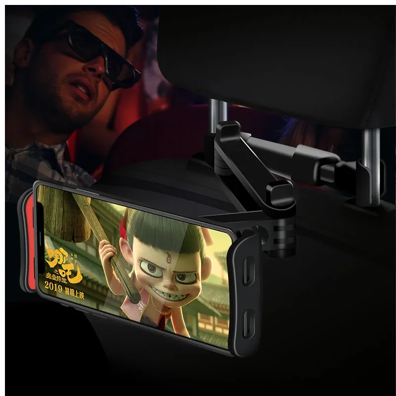 Tablet Holder Stand Flexible 360 Degree Rotating for iPad Car Pillow Mobile Phone Holder 5-11 Inch Back Seat Headrest Mount Bracket