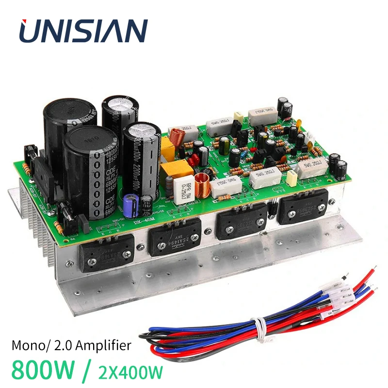 UNISIANMono800WAudioAmplifier400W400WBTL20ChannelsSanKen1494