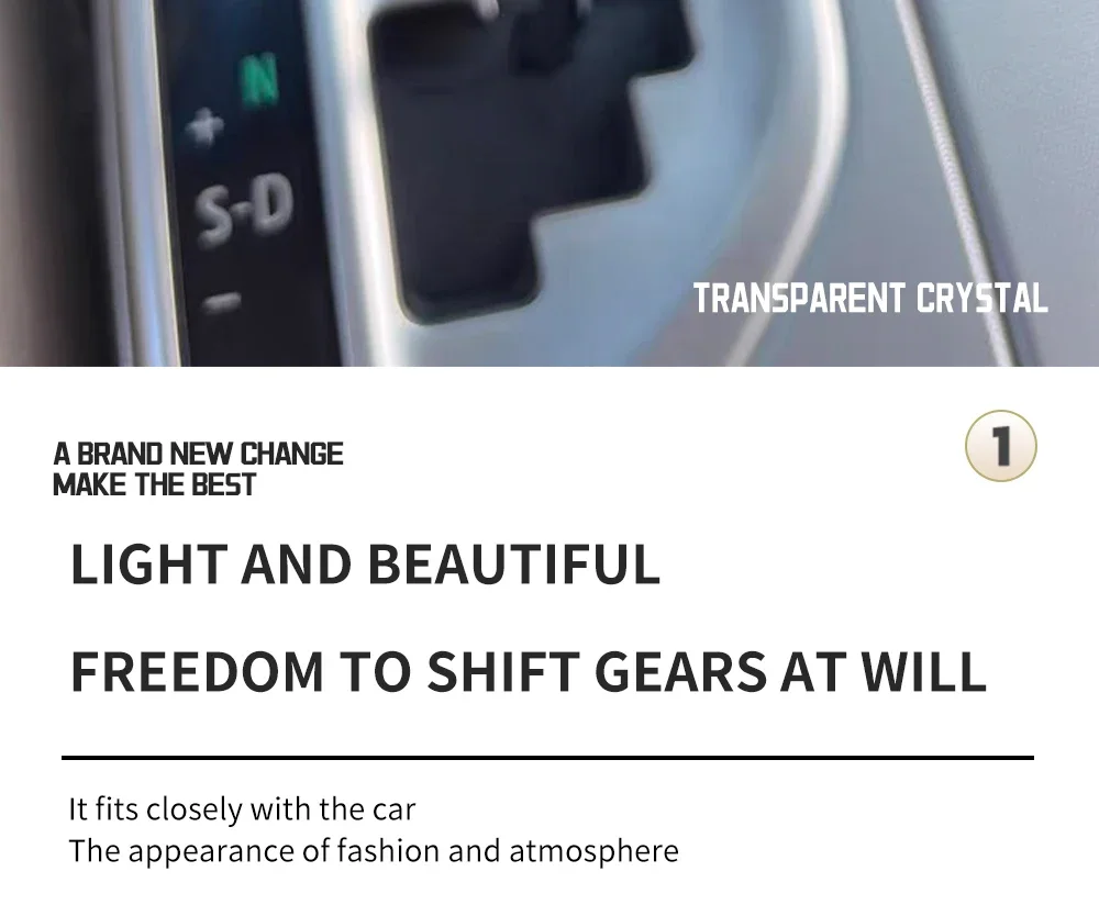 Crystal Gear Shift, Suitable For Kia/Toyota/Lexus/Mitsubishi/Volkswagen/Mazda/Su