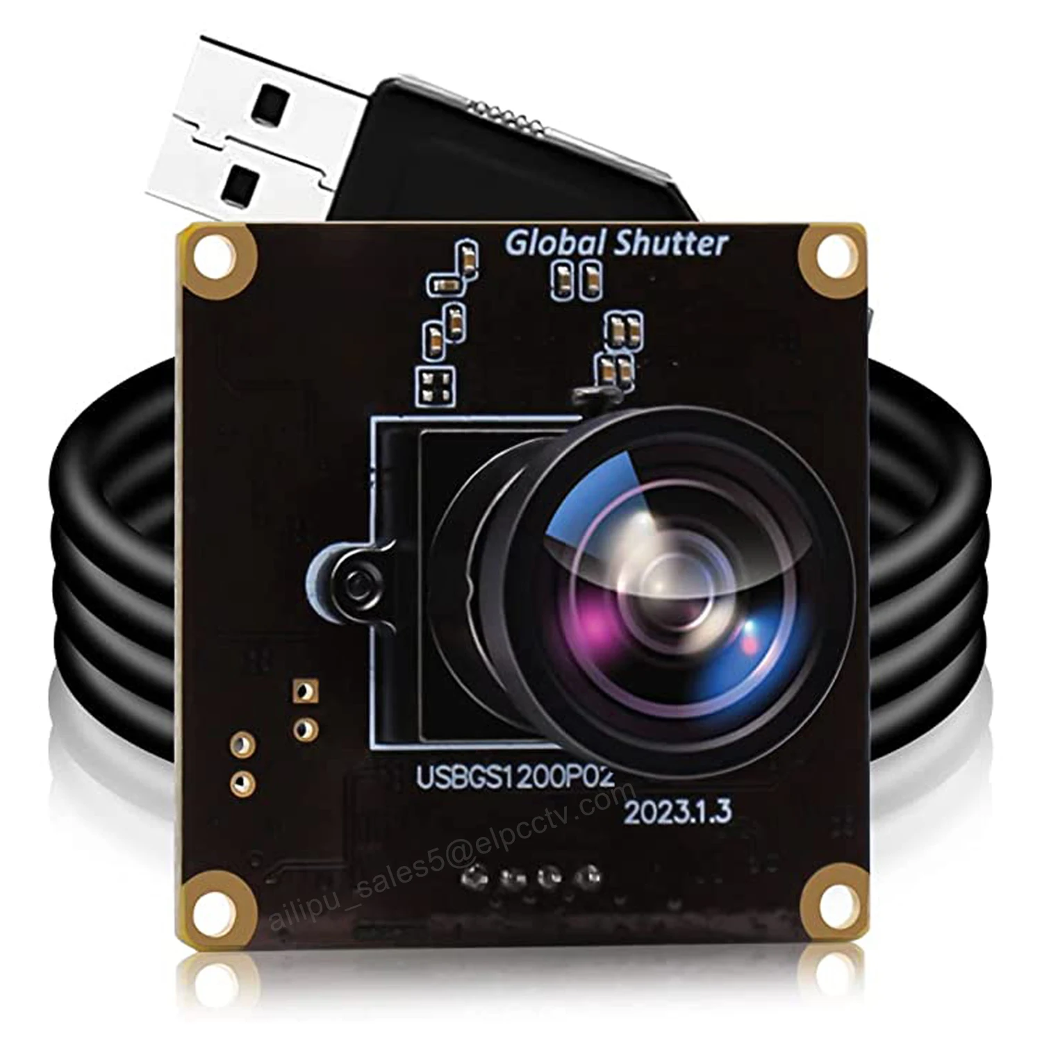 ELP 1MP HD USB Camera - 720p Webcam For PC, Raspberry Pi, Lightburn & Linux Systems