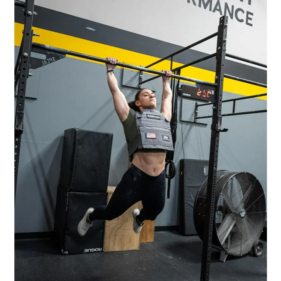 Adjustable Weighted Vest- Optimized Weight Distribution and with Curved Plates for Running, Functional Training and Working Out