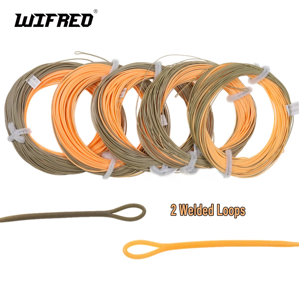  Fly Line Fishing Tapered Leader Nylon Braided Fly Fishing Line  Loop Connector Orange 20LB 10PCS : Sports & Outdoors