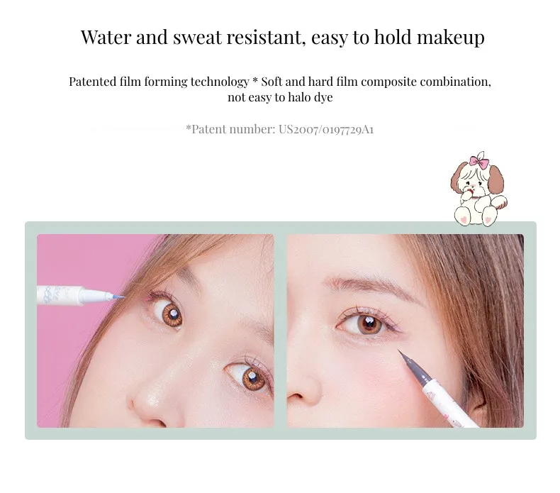 Description Picture 6 of itemFLORTTE Colourful Waterproof Eyeliner Pencil Aegyosal 10 Colors Long-lasting Waterproof And Smudge-Free Makeup