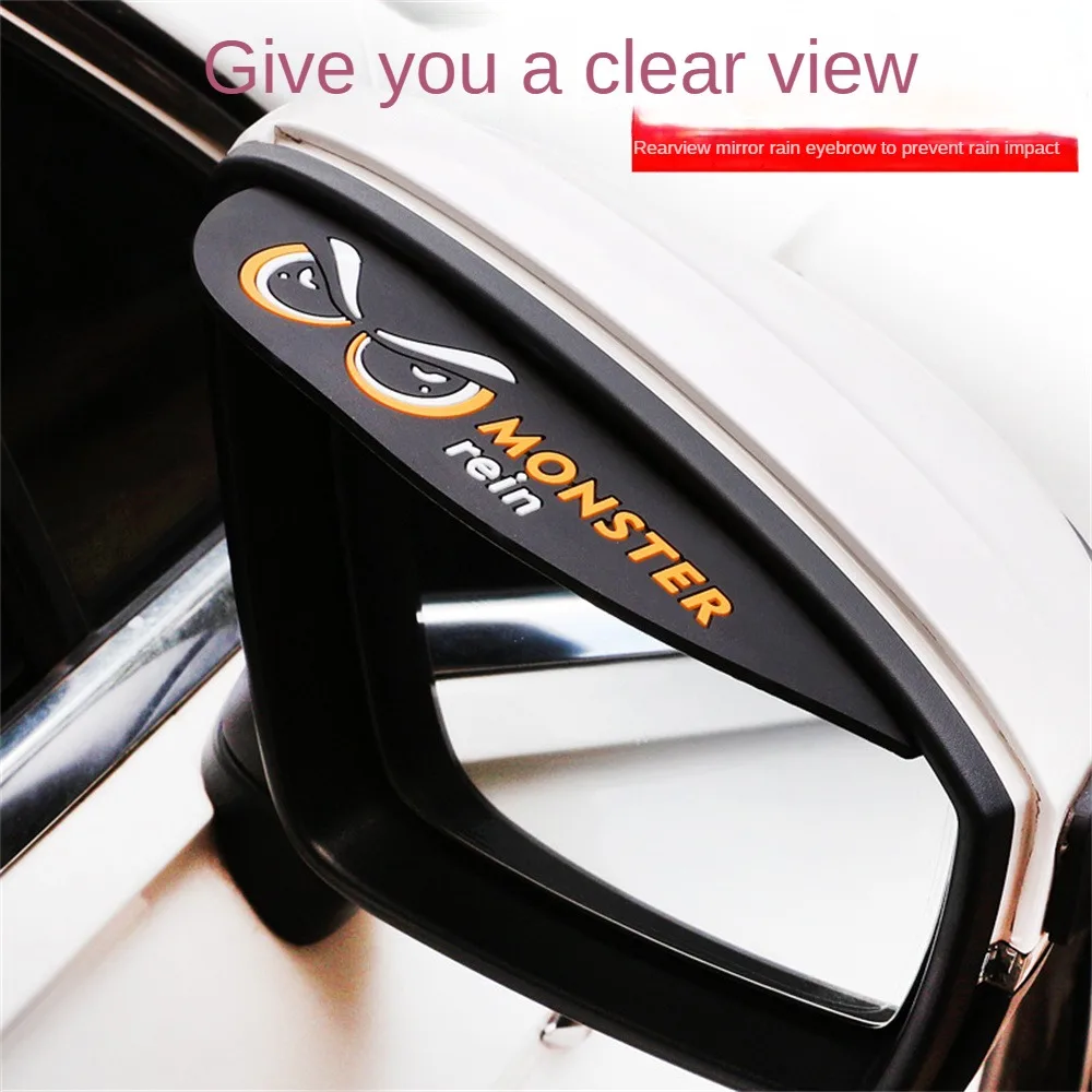Rear View Mirror Rain Shield Universal Durable Leaving No Glue Marks Tear And Paste Car Supplies Rain Eyebrow Portable Flexible