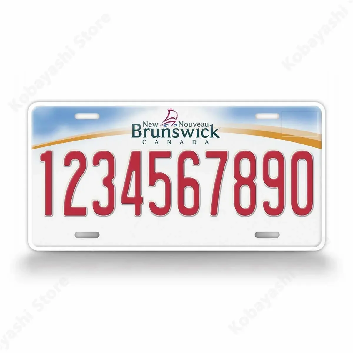 Personalized New Brunswick Canada License Plate Customized Canadian New Nouveau Novelty Auto Tag