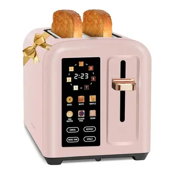 2-Slice Touch Control Stainless Steel Toaster – LCD Display 1