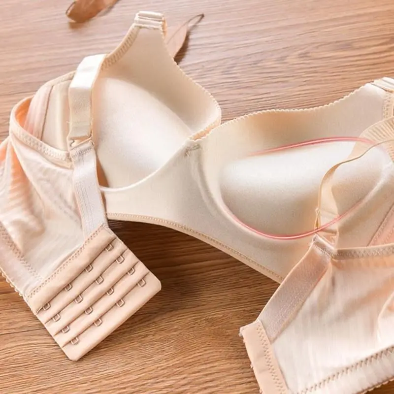 Women's 8CM Extreme Push Up Bra Wireless Side Smoothing Lift Enhance for Small Flat Chest Seamless Breathable Comfort AA A B Cup 2
