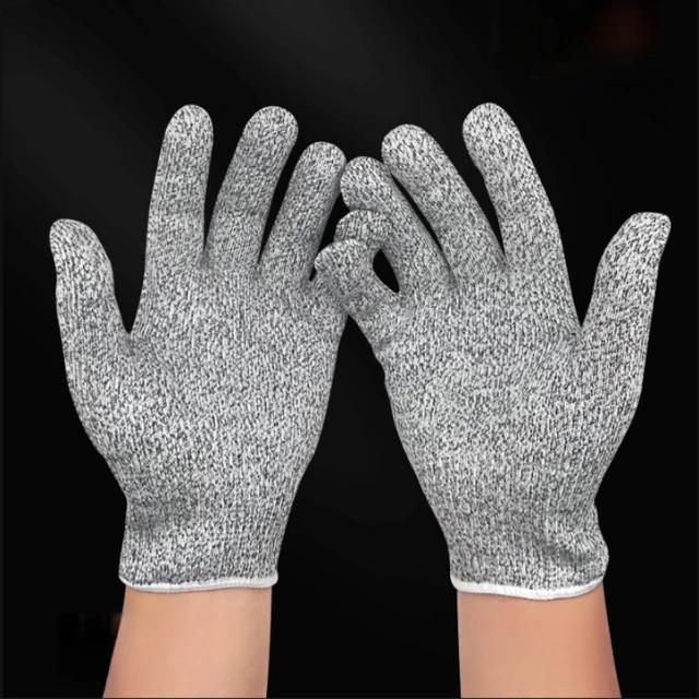 5-Level Cut Resistant Gloves Anti-Bite Puncture-Proof Labor Protection Gloves for Butchering Kitchen Use Fish Vegetable Cutting 3
