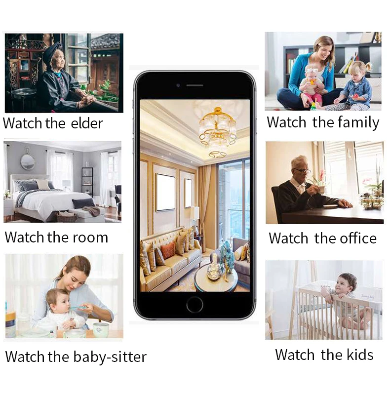 S093f7aa8f55a4839b61fe5a5680d5e637 Mini Wifi Camera HD 1080P New Wireless Camcorder Home Security Motion Detection Nanny IP P2P Camera DVR Rechargeable Battery Cam Mallzona