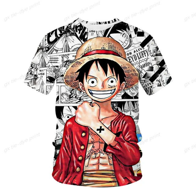 Camiseta Infantil T - One Piece Monkey D Luffy 04